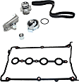 2-Piece Kit Timing Belt Kit, 1.8L, 4Cyl Water Pump Included, Includes (1) Timing Belt Kit and (1) Valve Cover Gasket