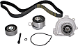 2015 Chevrolet Sonic - 2-Piece Kit Timing Belt Kit, GAS, Interference engine application, Water Pump Included, 1.8L 4Cyl,  Includes (1) Timing Belt Kit and (1) Valve Cover Gasket