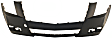 2008-2014 Cadillac CTS - 3-Piece Kit Driver and Passenger Side Halogen Headlight, With bulb(s), OE Replacement, Exc. V Model, CAPA Certified, Includes (1) Bumper Cover and (2) Headlight