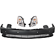 3-Piece Kit Driver and Passenger Side HID/Xenon Headlight, With bulb(s), OE Replacement, Includes (1) Bumper Cover and (2) Headlight