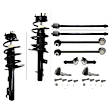 10-Piece Kit Front Suspension Kit, Includes (2) Ball Joint, (2) Loaded Strut, (2) Sway Bar Link, and (4) Tie Rod End