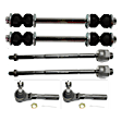 6-Piece Kit Front Suspension Kit, Includes (2) Sway Bar Link and (4) Tie Rod End