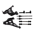 8-Piece Kit Front Suspension Kit, Includes (2) Control Arm, (2) Sway Bar Link, and (4) Tie Rod End