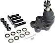 12-Piece Kit Front Suspension Kit, Includes (2) Ball Joint, (2) Control Arm, (1) Idler Arm, (1) Pitman Arm, (2) Sway Bar Link, and (4) Tie Rod End