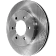 2-Wheel Set Front, Driver and Passenger Side Wheel Hub, 6 Lugs, With Bearing, 4WD, Includes (1) Brake Pad Set, (2) Wheel Hub and (2) Brake Disc