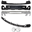 2013 GMC Sierra 1500 SLT - 5-Piece Kit Front Bumper, Chrome, Includes (1) Bumper, (1) Bumper Bracket, (1) Bumper Cover, (2) Fog Light, and (1) Valance