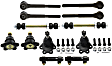 12-Piece Kit Suspension Kit, Includes (2) Tie Rod Adjusting Sleeve, (4) Tie Rod End, (2) Sway Bar Link and (4) Ball Joint