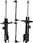 4-Piece Kit Front, Driver and Passenger Side Suspension Kit, Includes (2) Bare Strut and (2) Sway Bar Link
