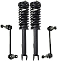 4-Piece Kit Front, Driver and Passenger Side Suspension Kit, Includes (2) Sway Bar Link and (2) Shock Absorber and Strut Assembly