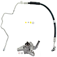 2-Piece Kit Power Steering Pump 3.5L, 6Cyl Without Pulley, Without Reservoir Includes (1) Power Steering Pressure Line Hose Assembly, (1) Power Steering Pump