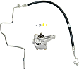 2-Piece Kit Power Steering Pump 3.5L, 6Cyl Without Pulley, Without Reservoir Includes (1) Power Steering Pressure Line Hose Assembly, (1) Power Steering Pump