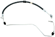 2-Piece Kit Power Steering Pump, Includes (1) Power Steering Pressure Line Hose Assembly, (1) Power Steering Pump