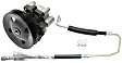2004 Toyota Camry - 2-Piece Kit Power Steering Pump, Reservoir Not Included, With Press-On Pulley, Pump Stamped U13, With Seal Kit, 3.0L 6Cyl, Without Reservoir, With Pulley,  Includes (1) Power Steering Pressure Line Hose Assembly and (1) Power Steering Pump