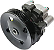 2004 Toyota Camry - 2-Piece Kit Power Steering Pump, Reservoir Not Included, With Press-On Pulley, Pump Stamped U13, With Seal Kit, 3.0L 6Cyl, Without Reservoir, With Pulley,  Includes (1) Power Steering Pressure Line Hose Assembly and (1) Power Steering Pump