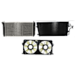 3-Piece Kit A/C Condenser, 3.8L, 6Cyl, Includes (1) A/C Condenser, (1) Cooling Fan Assembly and (1) Radiator