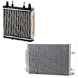 2-Piece Kit A/C Condenser, includes (1) A/C Condenser and (1) Radiator, 6.2L Eng., 8 Cyl.