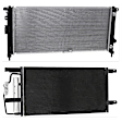 2007 Chevrolet Uplander LS - 2-Piece Kit A/C Condenser, 3.9L 6Cyl,  Includes (1) A/C Condenser and (1) Radiator