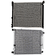 2005 Cadillac SRX - 2-Piece Kit A/C Condenser, 4.6L 8Cyl,  Includes (1) A/C Condenser and (1) Radiator