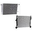 2-Piece Kit A/C Condenser, includes (1) A/C Condenser and (1) Radiator, 2.5L Eng., 4 Cyl.