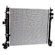 2-Piece Kit A/C Condenser, includes (1) A/C Condenser and (1) Radiator, 2.5L Eng., 4 Cyl.