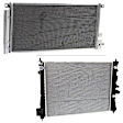 2-Piece Kit A/C Condenser, includes (1) A/C Condenser and (1) Radiator, 1.4L Eng., 4 Cyl.