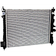 2-Piece Kit A/C Condenser, includes (1) A/C Condenser and (1) Radiator, 1.4L Eng., 4 Cyl.