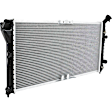 1997-2000 Oldsmobile Silhouette - 2-Piece Kit A/C Condenser, includes (1) A/C Condenser and (1) Radiator, 3.1L/3.4L/3.8L Eng., 6 Cyl.