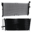 2003 Chevrolet Monte Carlo - 2-Piece Kit A/C Condenser, 3.8L 6Cyl,  Includes (1) A/C Condenser and (1) Radiator