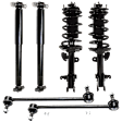 2012 Honda Odyssey Touring Elite - 6-Piece Kit Front and Rear, Driver and Passenger Side Suspension Kit,  Includes (2) Loaded Strut, (2) Shock Absorber, and (2) Sway Bar Link