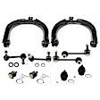 10-Piece Kit Front and Rear, Driver and Passenger Side Suspension Kit, Includes (4) Ball Joint, (2) Control Arm, and (4) Sway Bar Link