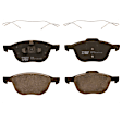 2013 Ford C-Max - 2-Wheel Set Front Brake Disc and Pad Kit, Plain Surface, 5 Lugs, 277.88 mm, Semi-metallic, 2.0L 4Cyl, Includes (2) Disc and (1) Pad Set