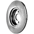 2006 Volvo S40 - 2-Wheel Set Front Brake Disc and Pad Kit, Plain Surface, 5 Lugs, 299.97 mm, Ceramic, 320mm  Disc, For Models With 278mm or 300mm Brake Rotor, 2.4L 5Cyl,  Includes (2) Disc and (1) Pad Set