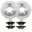 1998 BMW Z3 - 2-Wheel Set Front Brake Disc and Pad Kit, Plain Surface 5 Lugs 286 mm Ceramic, Includes (2) Brake Disc and (1) Brake Pad Set
