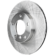1998 BMW Z3 - 2-Wheel Set Front Brake Disc and Pad Kit, Plain Surface 5 Lugs 286 mm Ceramic, Includes (2) Brake Disc and (1) Brake Pad Set