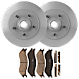 KIT-072924-1151 2-Wheel Set Front Brake Disc and Pad Kit, Plain Surface 5 Lugs 308 mm Ceramic RWD, Includes (1) Brake Pad Set and (2) Brake Disc
