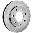 KIT-072924-1264 2-Wheel Set Front Brake Disc and Pad Kit, Plain Surface 7 Lugs 307.85 mm Ceramic 4WD, Includes (1) Brake Pad Set and (2) Brake Disc