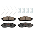 KIT-072924-1300 2-Wheel Set Front Brake Disc and Pad Kit, Plain Surface 6 Lugs 329.95 mm Semi-metallic, Includes (2) Brake Disc and (1) Brake Pad Set
