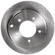 2008 Chrysler Sebring - 2-Wheel Set Rear Brake Disc and Pad Kit, Plain Surface, 5 Lugs, 262.13 mm, Ceramic, Sedan, 22mm  Disc, Code BRF, 2.7L 6Cyl,  Includes (2) Disc and (1) Pad Set