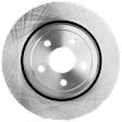 KIT-072924-1482 2-Wheel Set Rear Brake Disc and Pad Kit, Plain Surface 5 Lugs 350.01 mm Ceramic, Includes (2) Brake Disc and (1) Brake Pad Set