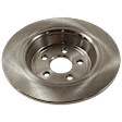 2018 Lincoln MKZ - 2-Wheel Set Rear Brake Disc and Pad Kit, Plain Surface, 5 Lugs, 314.96 mm, Ceramic, 3.0L 6Cyl, Includes (2) Disc and (1) Pad Set