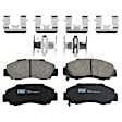 KIT-072924-1976 2-Wheel Set Front Brake Disc and Pad Kit, Plain Surface 5 Lugs 281.94 mm Ceramic, Includes (1) Brake Pad Set and (2) Brake Disc