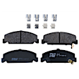 KIT-072924-1993 2-Wheel Set Front Brake Disc and Pad Kit, Cross-drilled and Slotted 4 Lugs 239.8 mm Semi-metallic, Includes (2) Brake Disc and (1) Brake Pad Set