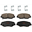KIT-072924-2004 2-Wheel Set Front Brake Disc and Pad Kit, Plain Surface 5 Lugs 299.97 mm Ceramic, Includes (1) Brake Pad Set and (2) Brake Disc