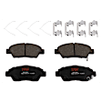 KIT-072924-2014 2-Wheel Set Front Brake Disc and Pad Kit, Plain Surface 5 Lugs 261.62 mm Ceramic, Includes (1) Brake Pad Set and (2) Brake Disc