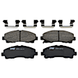 KIT-072924-2069 2-Wheel Set Front Brake Disc and Pad Kit, Cross-drilled and Slotted 5 Lugs 320 mm Ceramic, Includes (2) Brake Disc and (1) Brake Pad Set