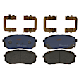 KIT-072924-2175 Front Brake Disc and Pad Kit, Plain Surface 5 Lugs; Vented; Semi-metallic, PLUG-IN/FULL HYBRID/BATTERY EV (EV/BEV)