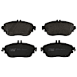 KIT-072924-2354 Front Brake Disc and Pad Kit, Plain Surface 5 Lugs Semi-metallic