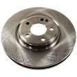 KIT-072924-2354 Front Brake Disc and Pad Kit, Plain Surface 5 Lugs Semi-metallic
