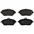 KIT-072924-2354 Front Brake Disc and Pad Kit, Plain Surface 5 Lugs Semi-metallic