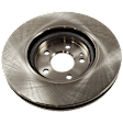 KIT-072924-2354 Front Brake Disc and Pad Kit, Plain Surface 5 Lugs Semi-metallic